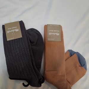(5 For 50) Madewell Women's Charcoal and Camel Socks Set